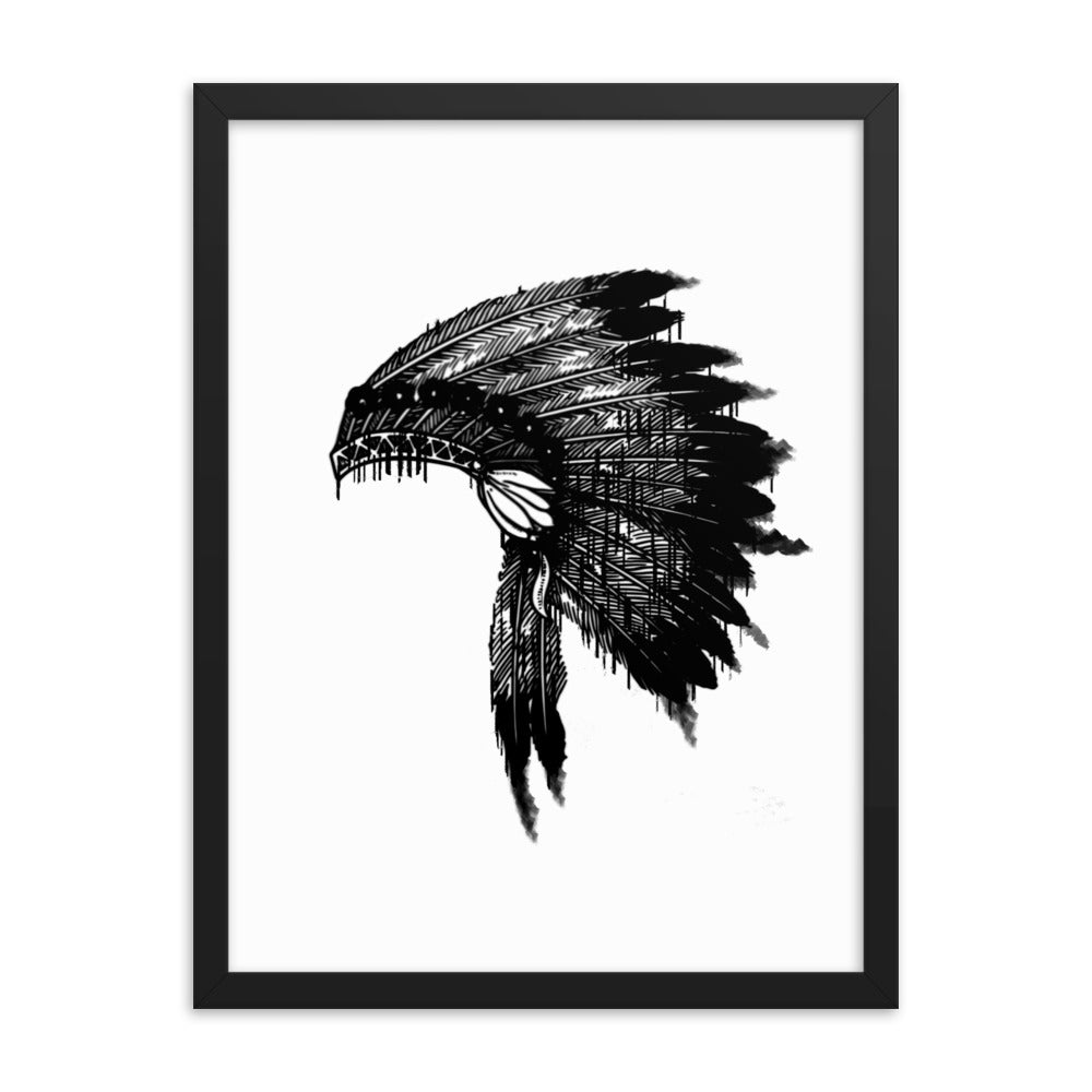 Native American Framed Print