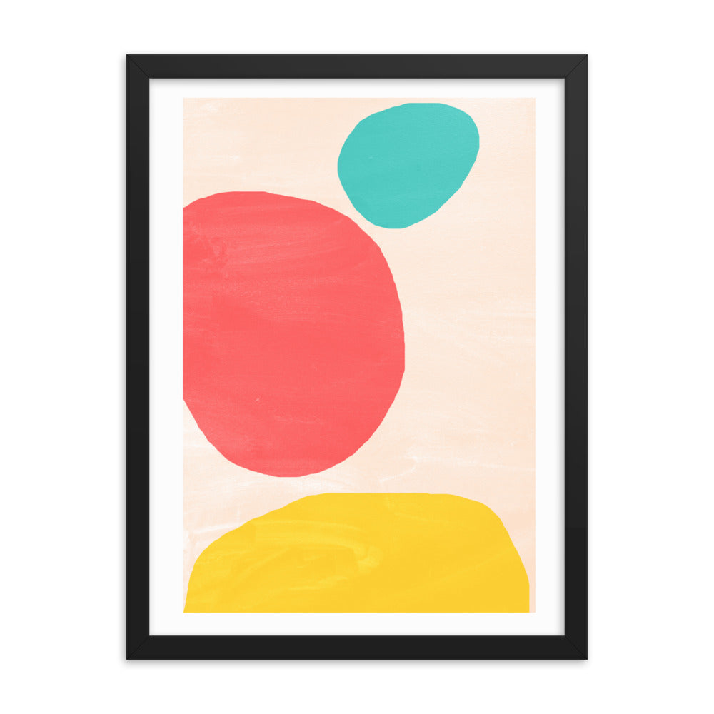 Boho Spheres Boho Framed Print