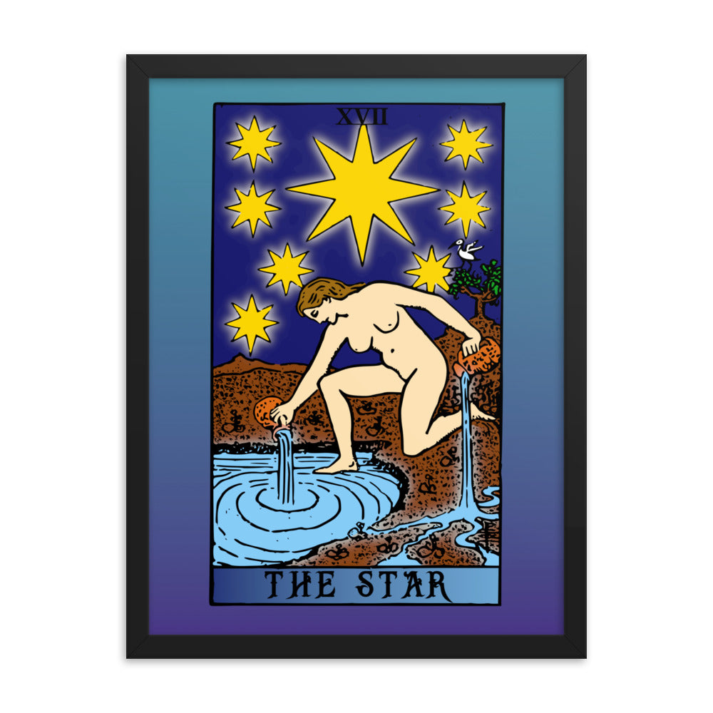 The Star Tarot Card Framed Print