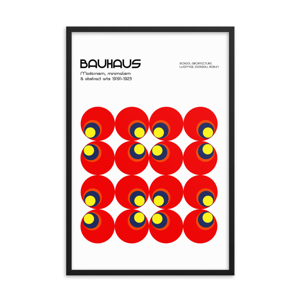 Bauhaus Rotating Radiance Framed Print