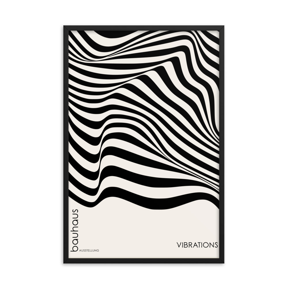 Bauhaus Waves Framed Print