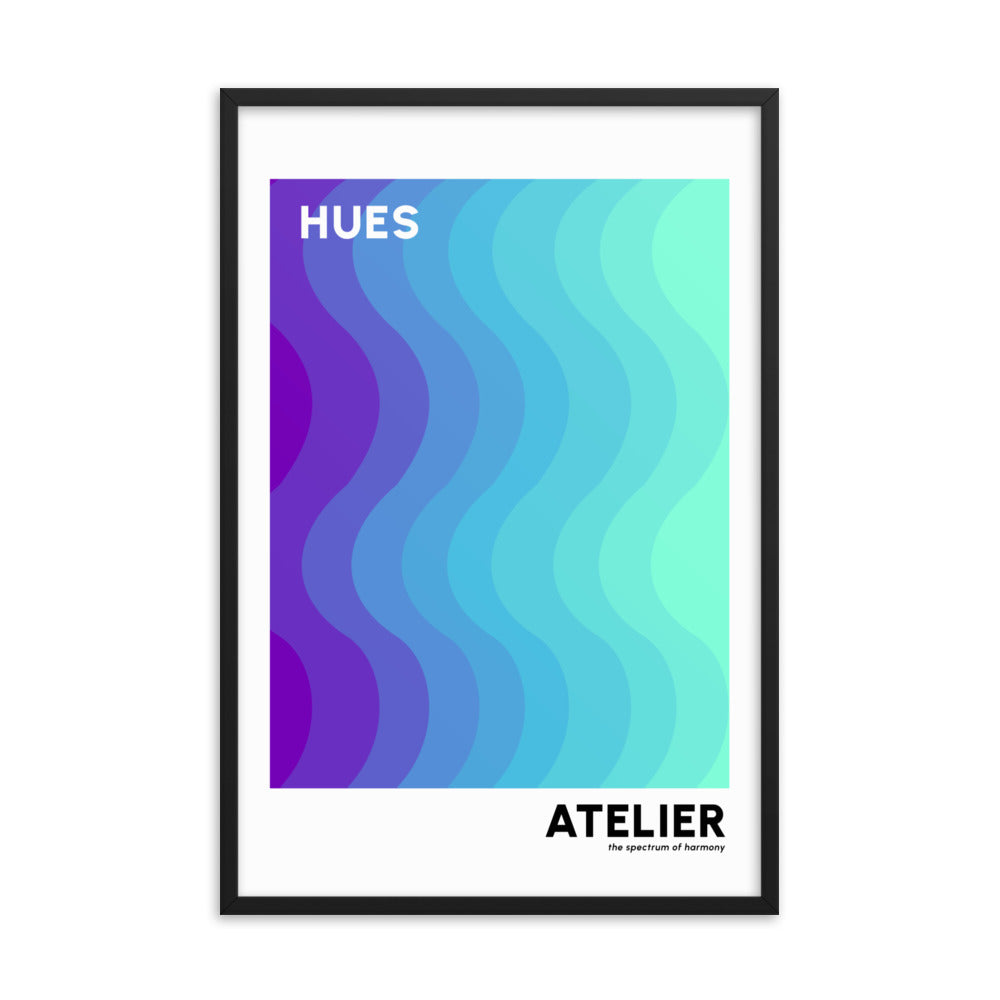 Hues Atelier Framed Print