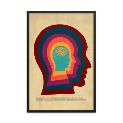 Layered Thoughts Framed Print