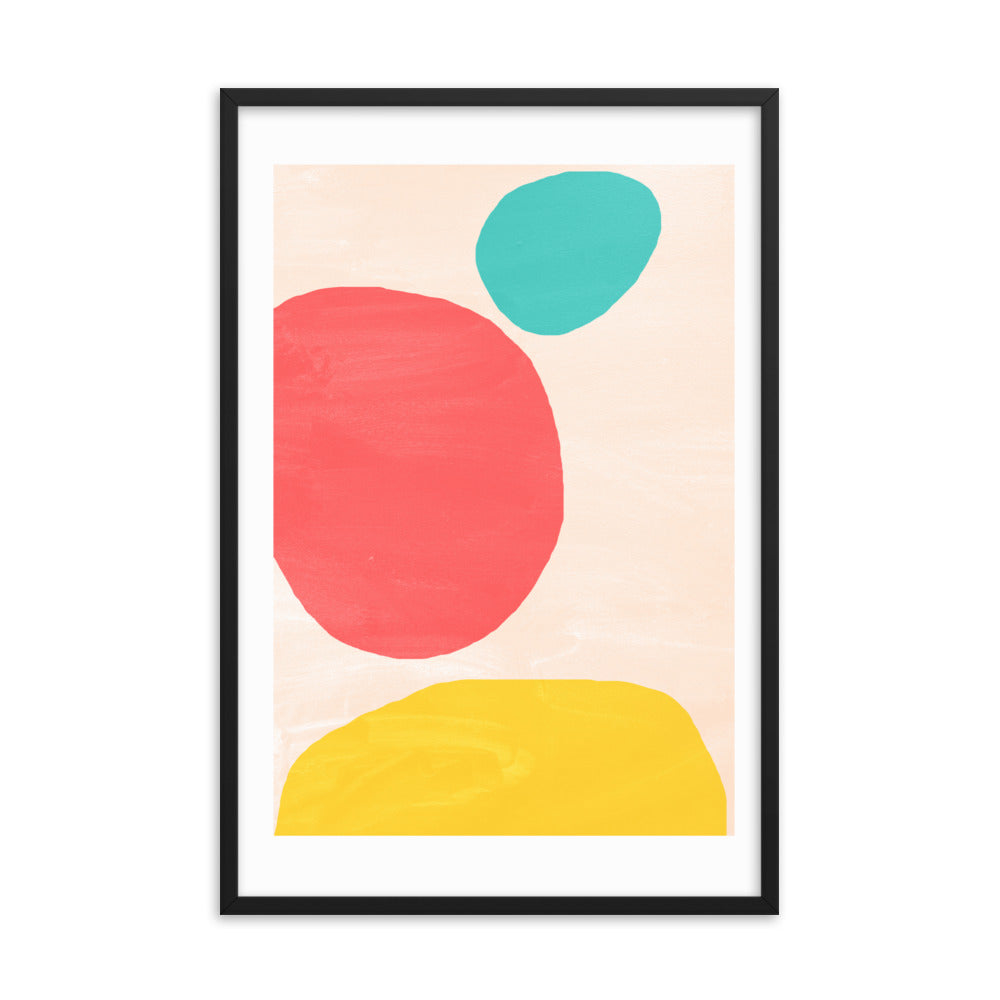 Boho Spheres Boho Framed Print