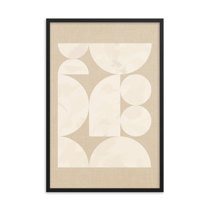 Boho Circular Framed Print