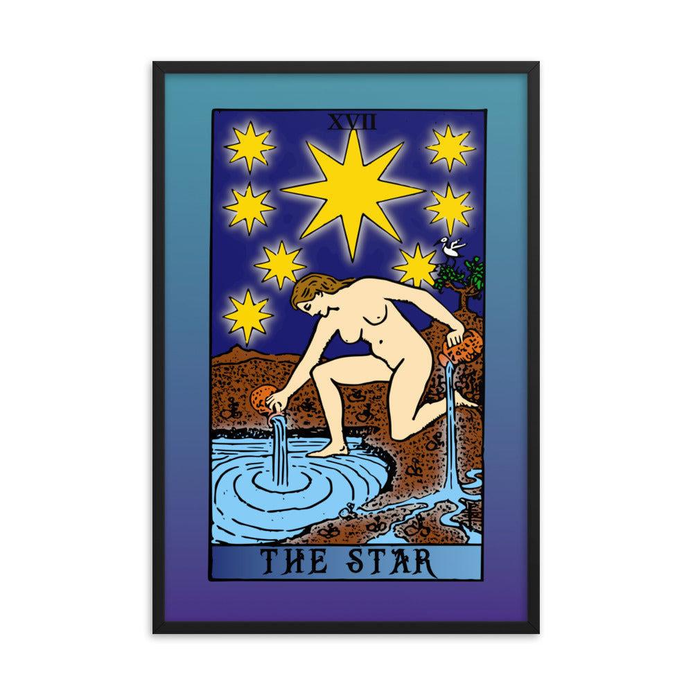 The Star Tarot Card Framed Print