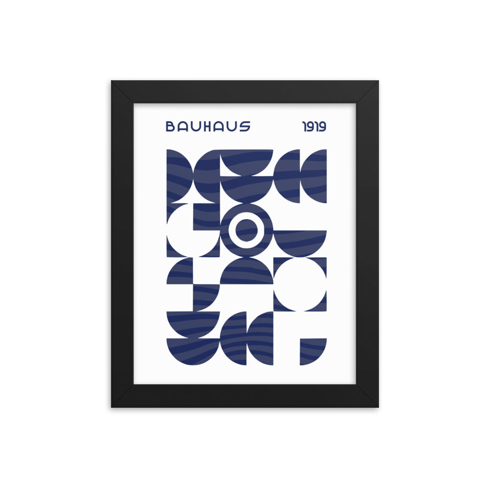 Buahaus Geometric Abstraction Framed Print