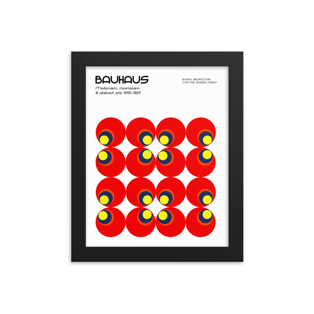 Bauhaus Rotating Radiance Framed Print