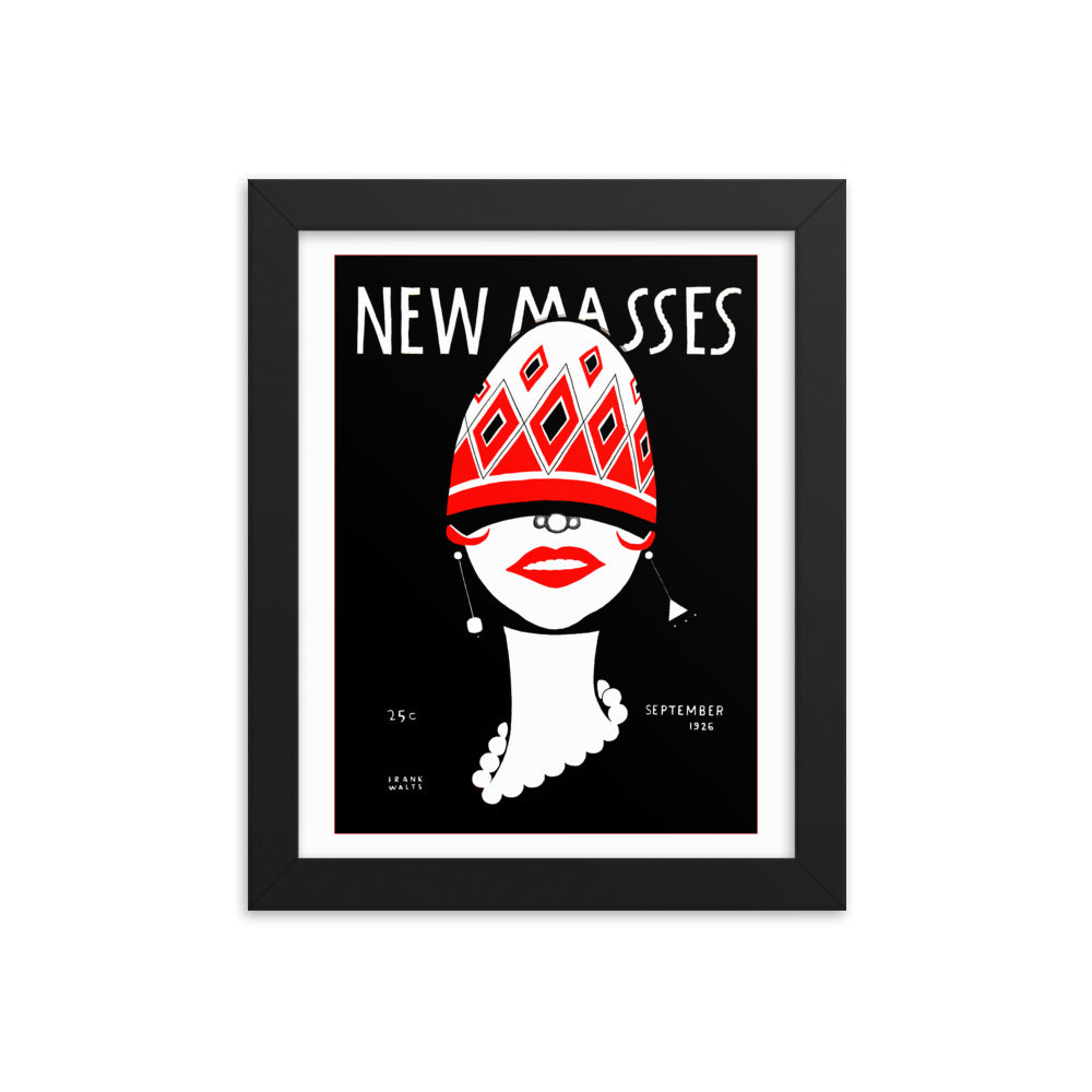 New Masses 1926 by Frank Walts Framed Print