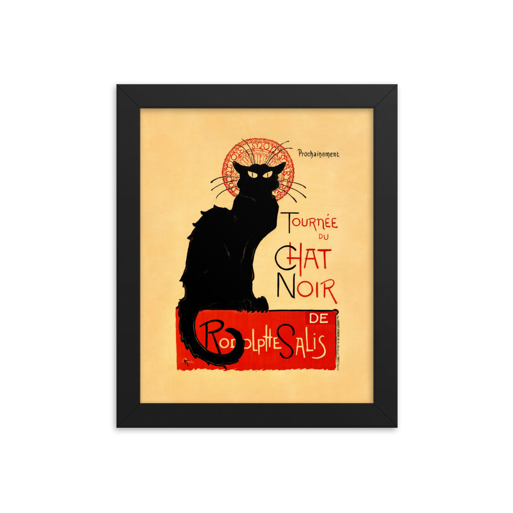 Tournée du Chat Noir 1896 by Théophile Alexandre Steinlen Framed Print