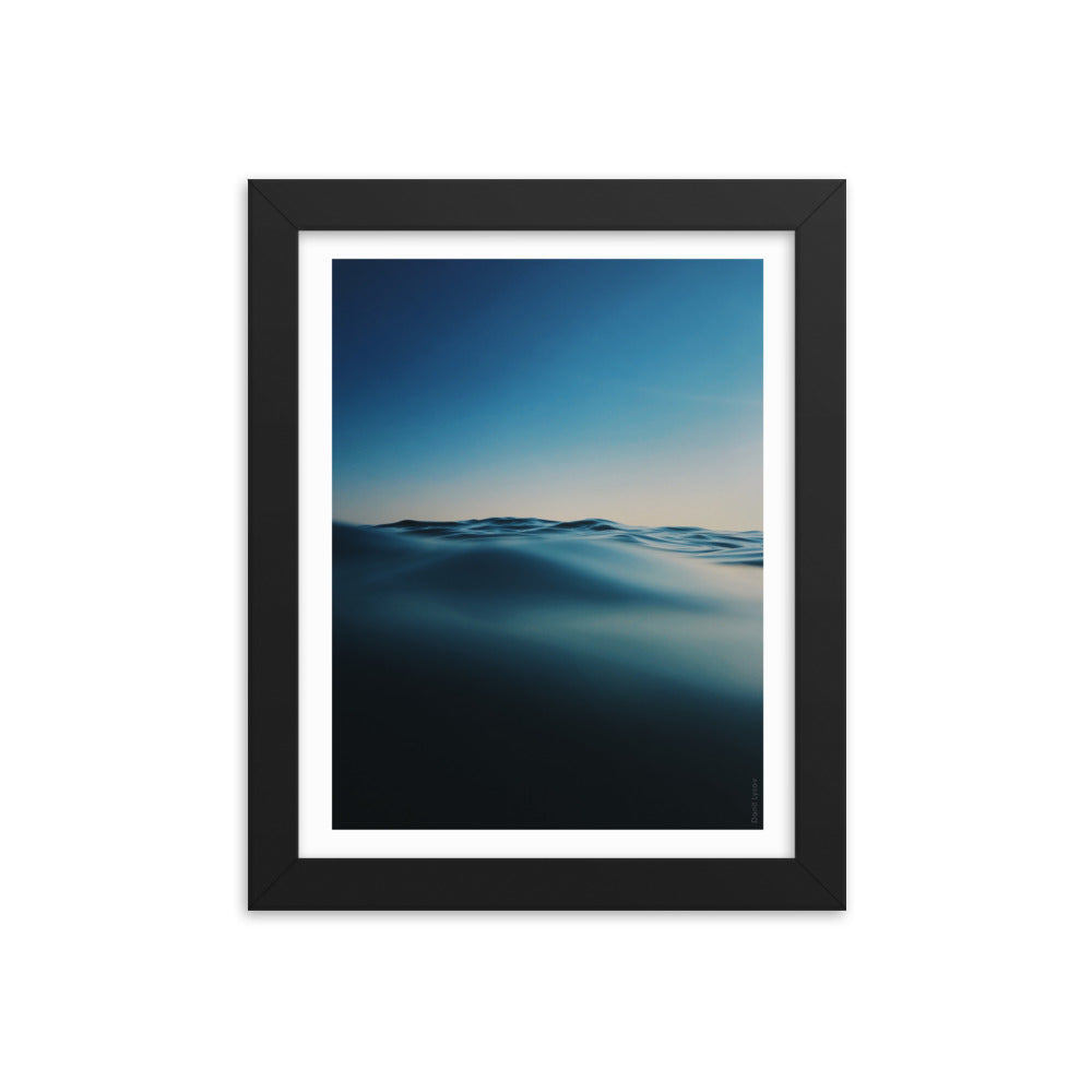 Calm Waves Framed Print