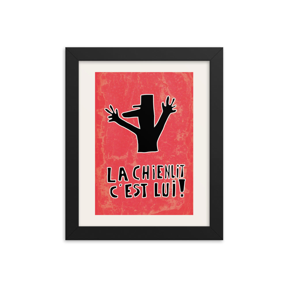 La Chienlit Framed Print