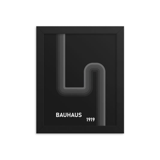 Bauhaus Shades Framed Print