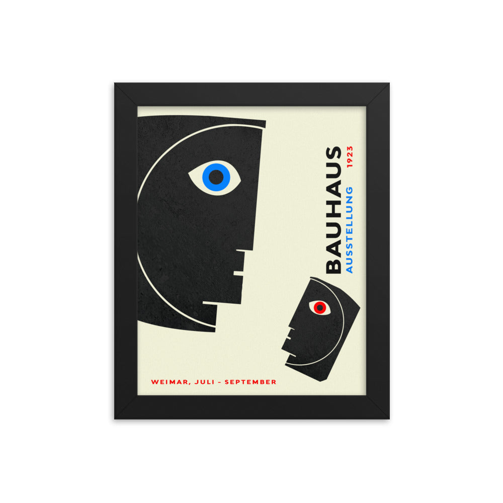 Bauhaus Heads Framed Print