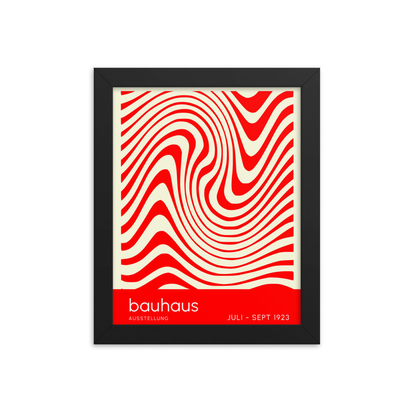 Bauhaus Bold Spot Framed
