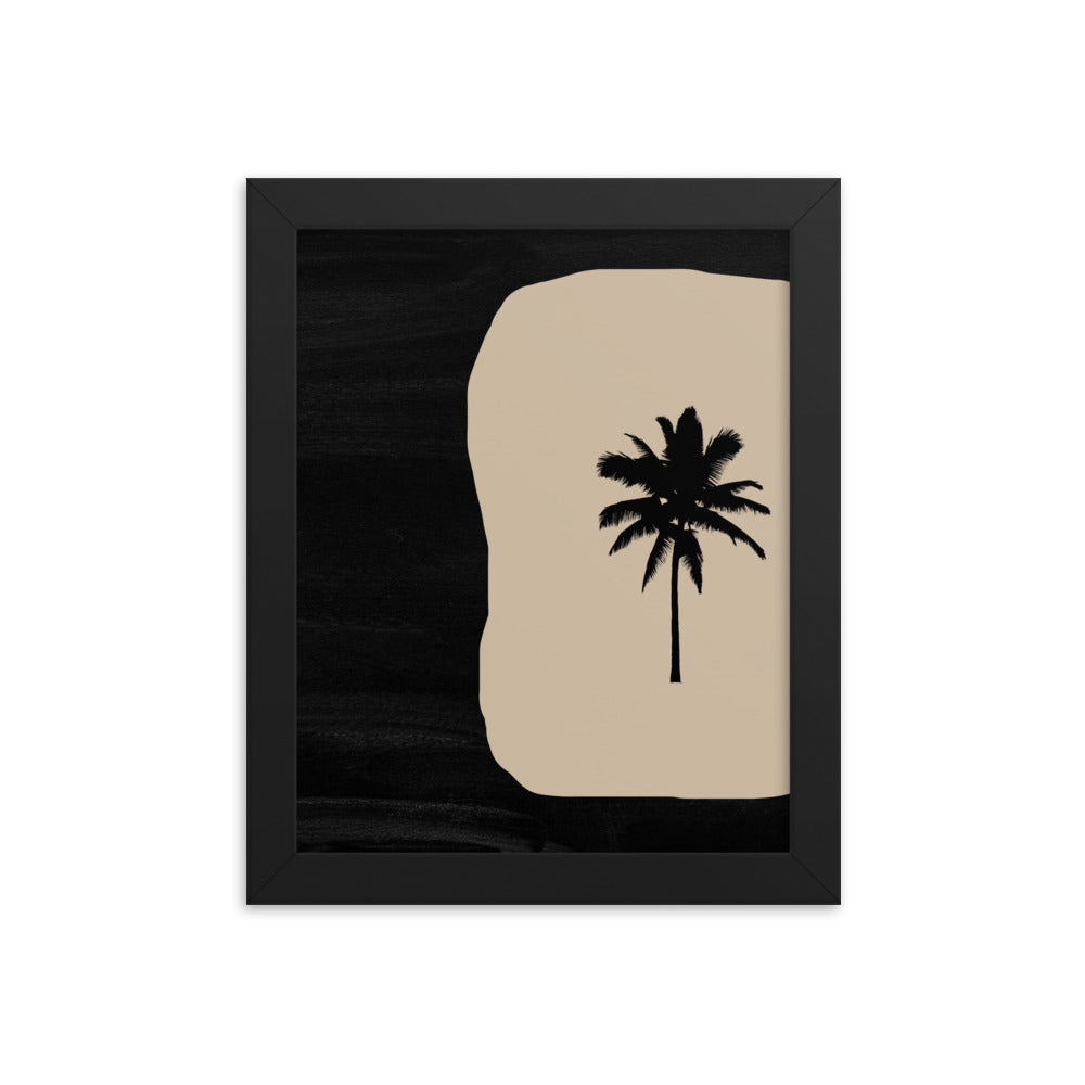 Palm Tree Boho Framed Print