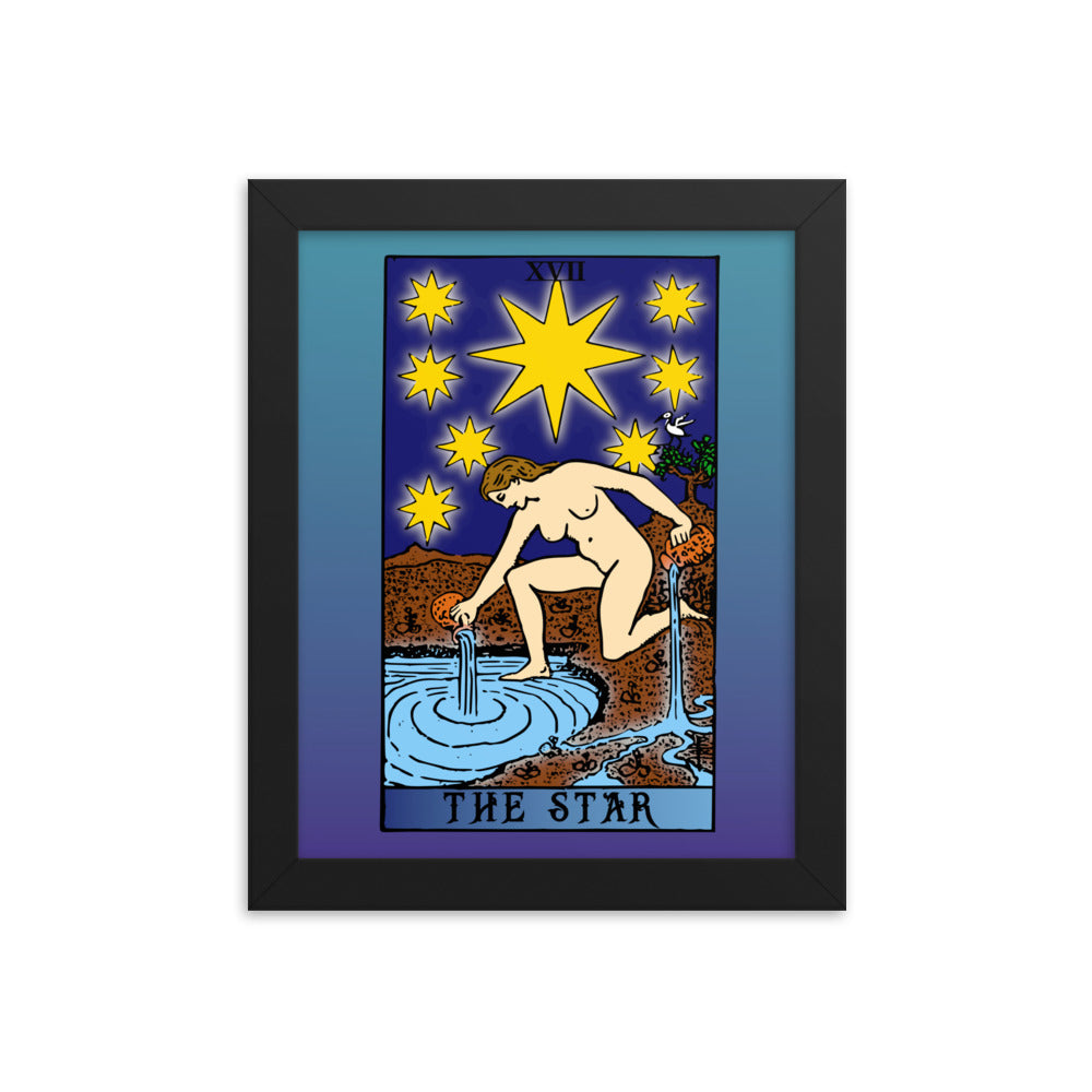 The Star Tarot Card Framed Print