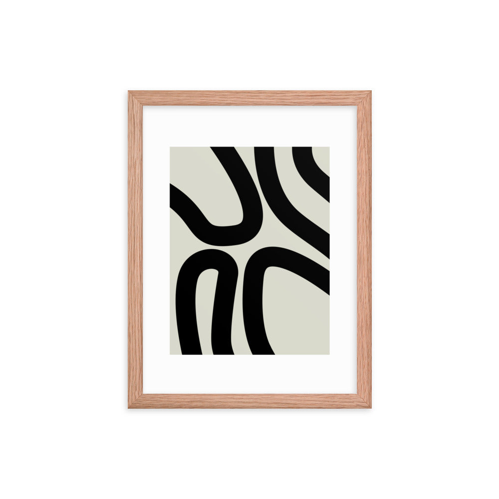 Abstract Lines Framed Print