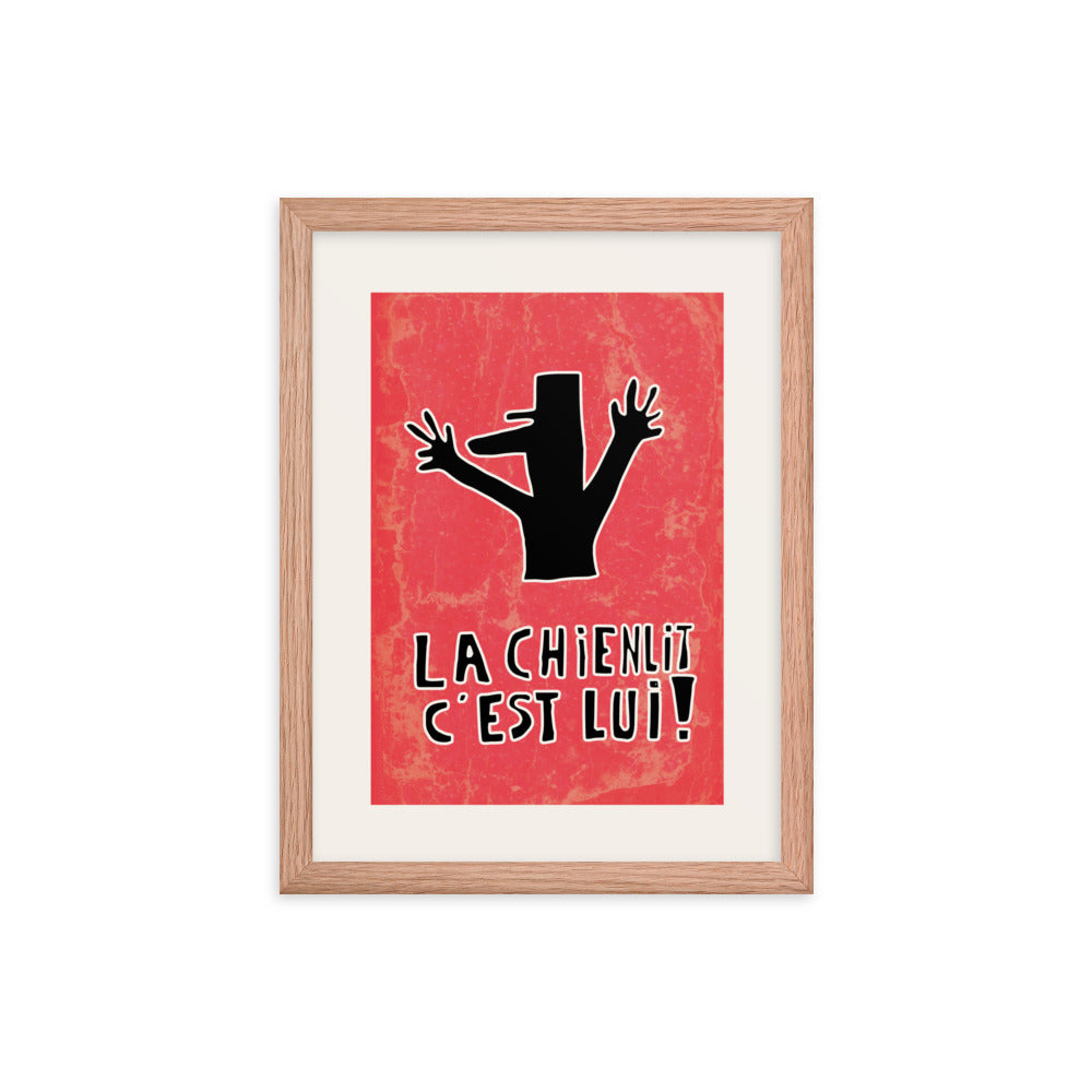 La Chienlit Framed Print