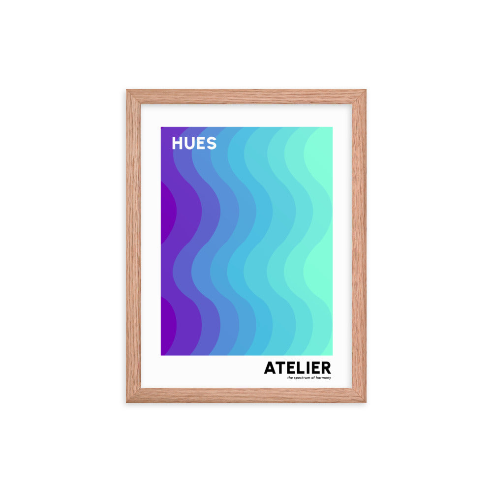 Hues Atelier Framed Print