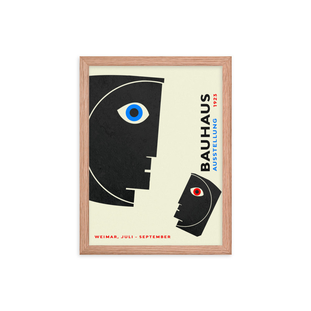 Bauhaus Heads Framed Print