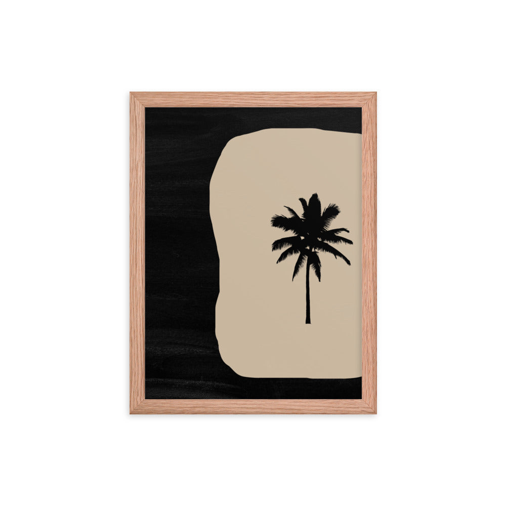 Palm Tree Boho Framed Print