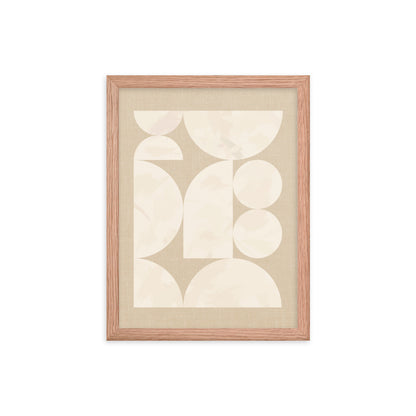 Boho Circular Framed Print