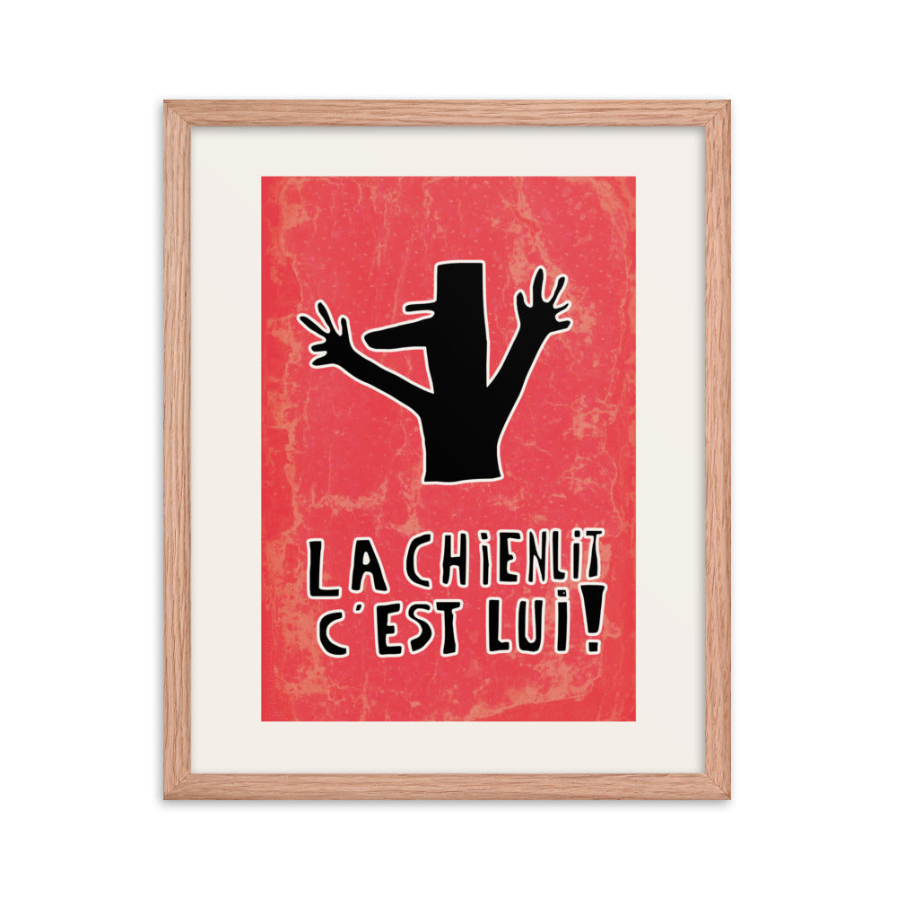 La Chienlit Framed Print