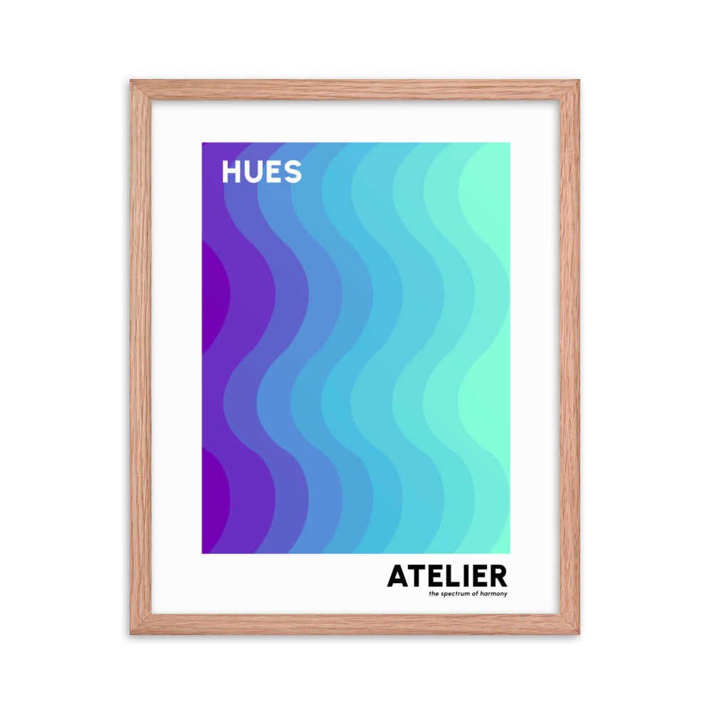 Hues Atelier Framed Print