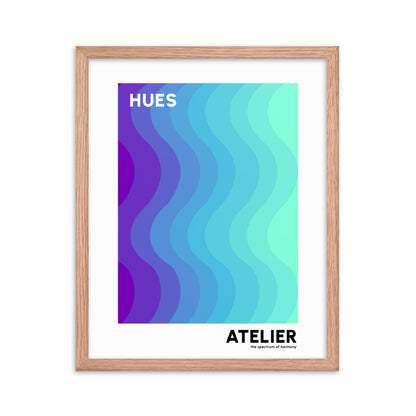 Hues Atelier Framed Print