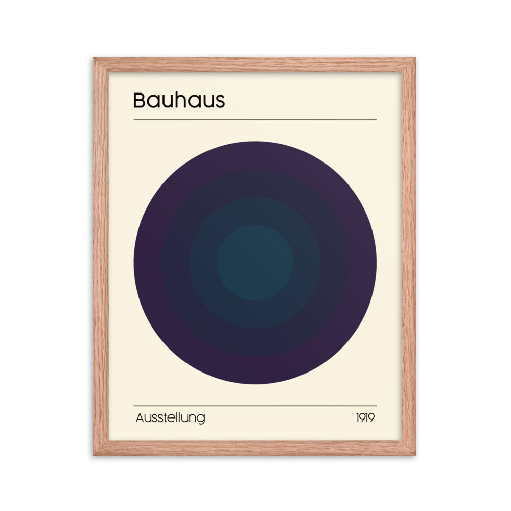 Bauhaus Concentrix Framed Print