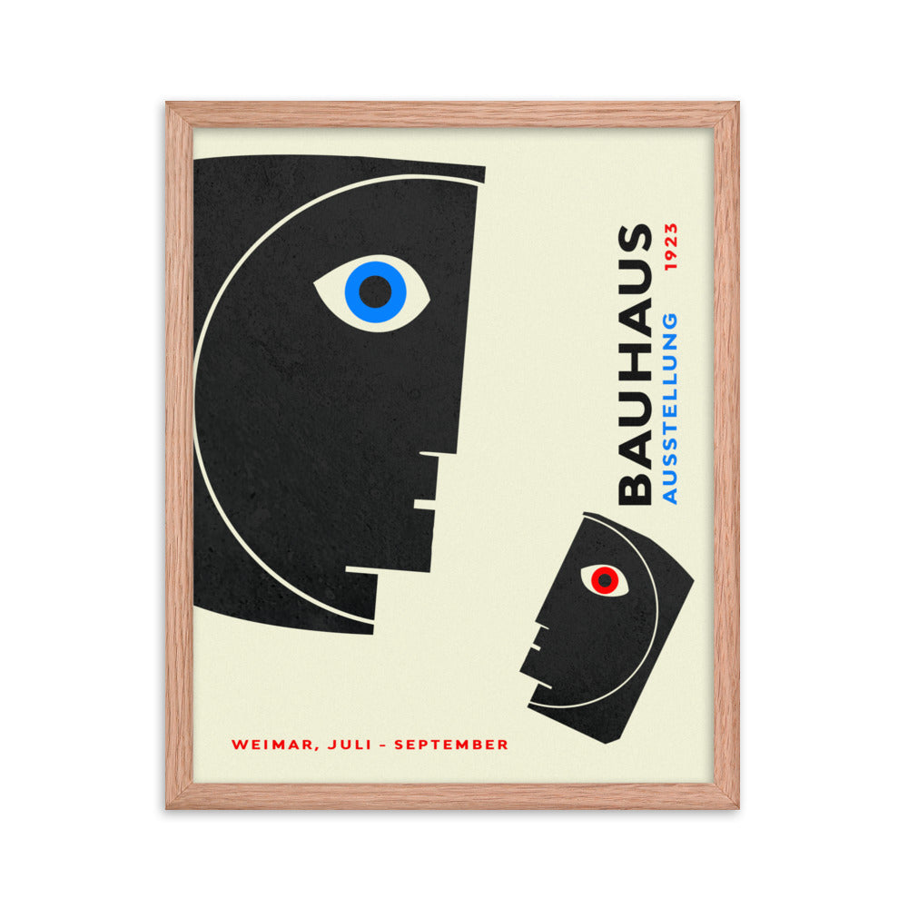 Bauhaus Heads Framed Print