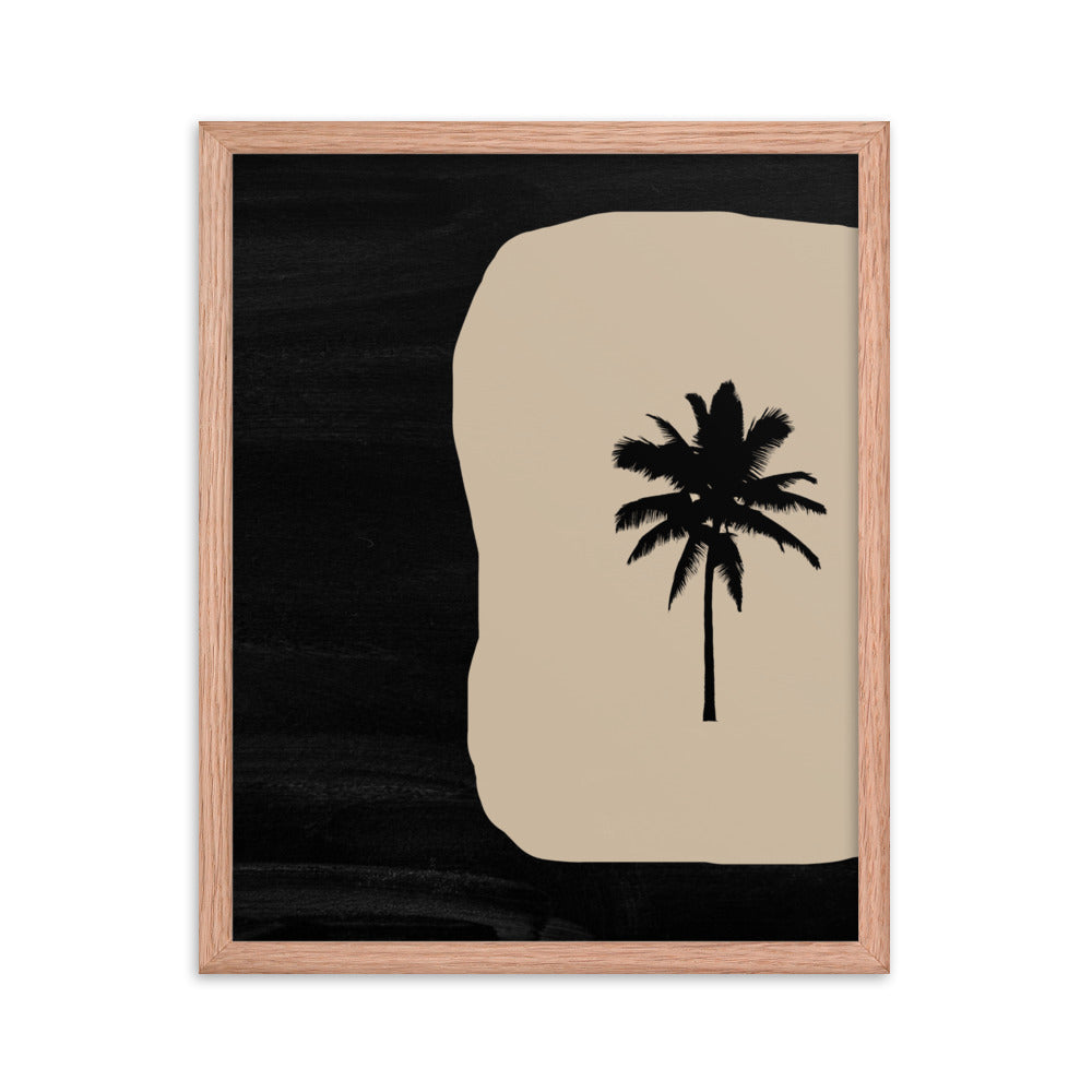 Palm Tree Boho Framed Print