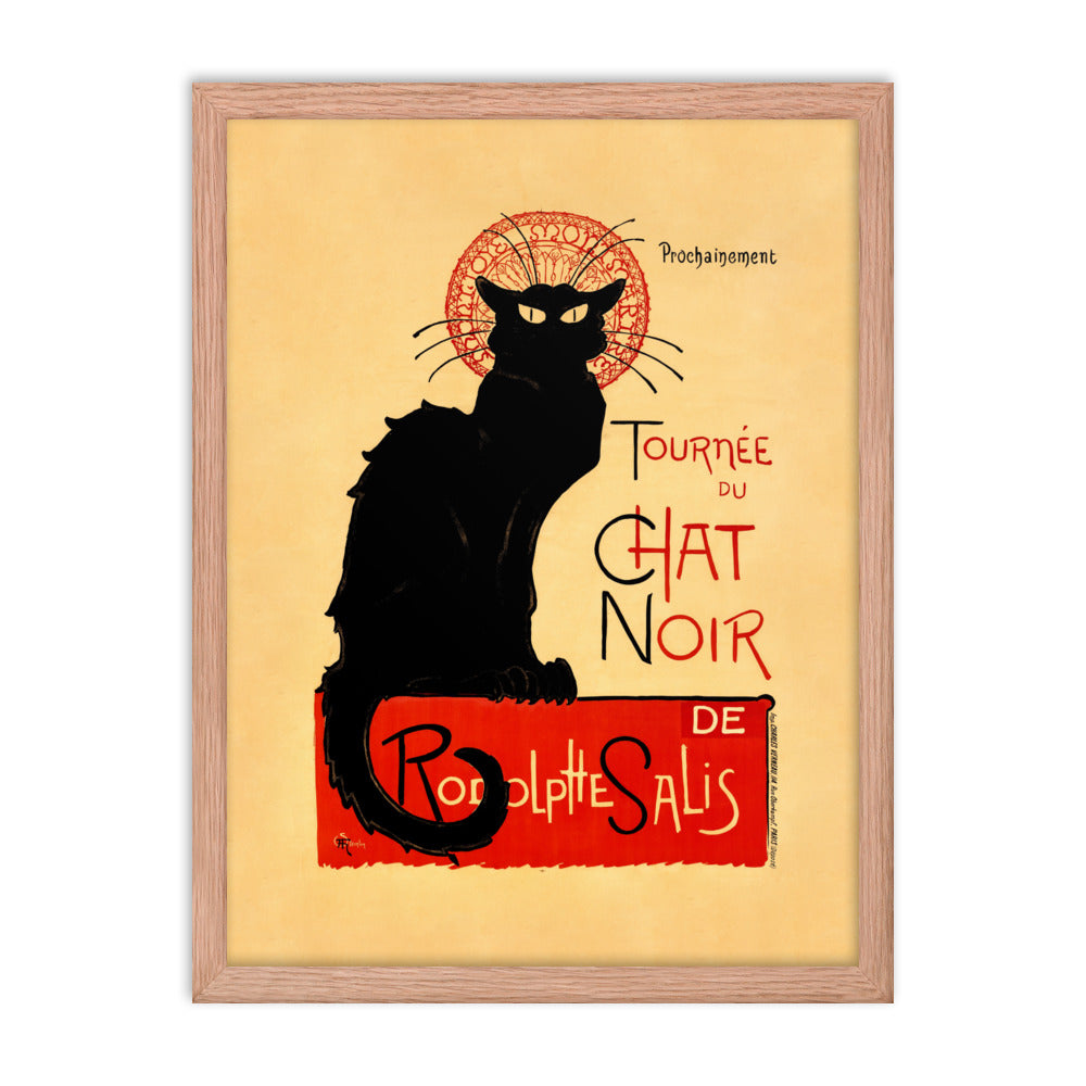 Tournée du Chat Noir 1896 by Théophile Alexandre Steinlen Framed Print