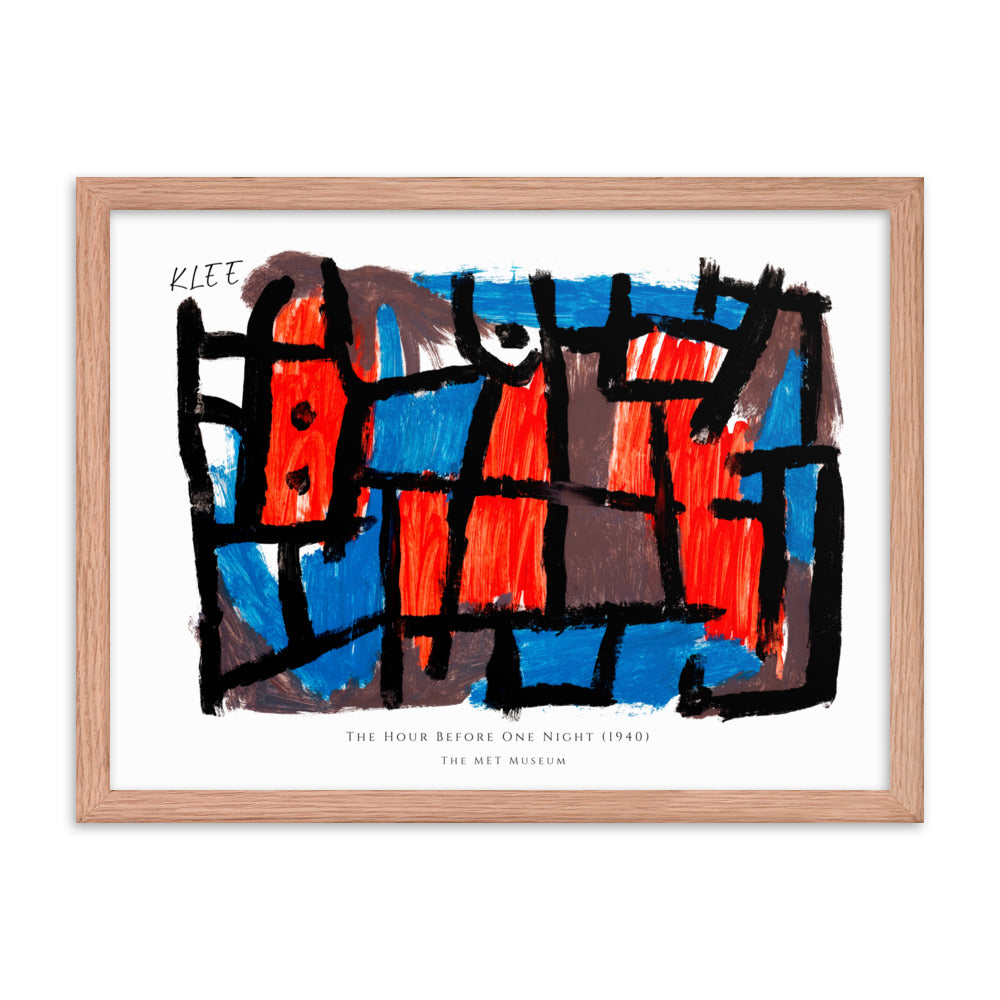 Paul Klee- The Hour Before One Night (1940) Framed Print