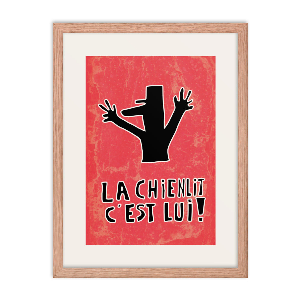 La Chienlit Framed Print