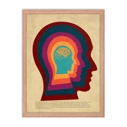Layered Thoughts Framed Print