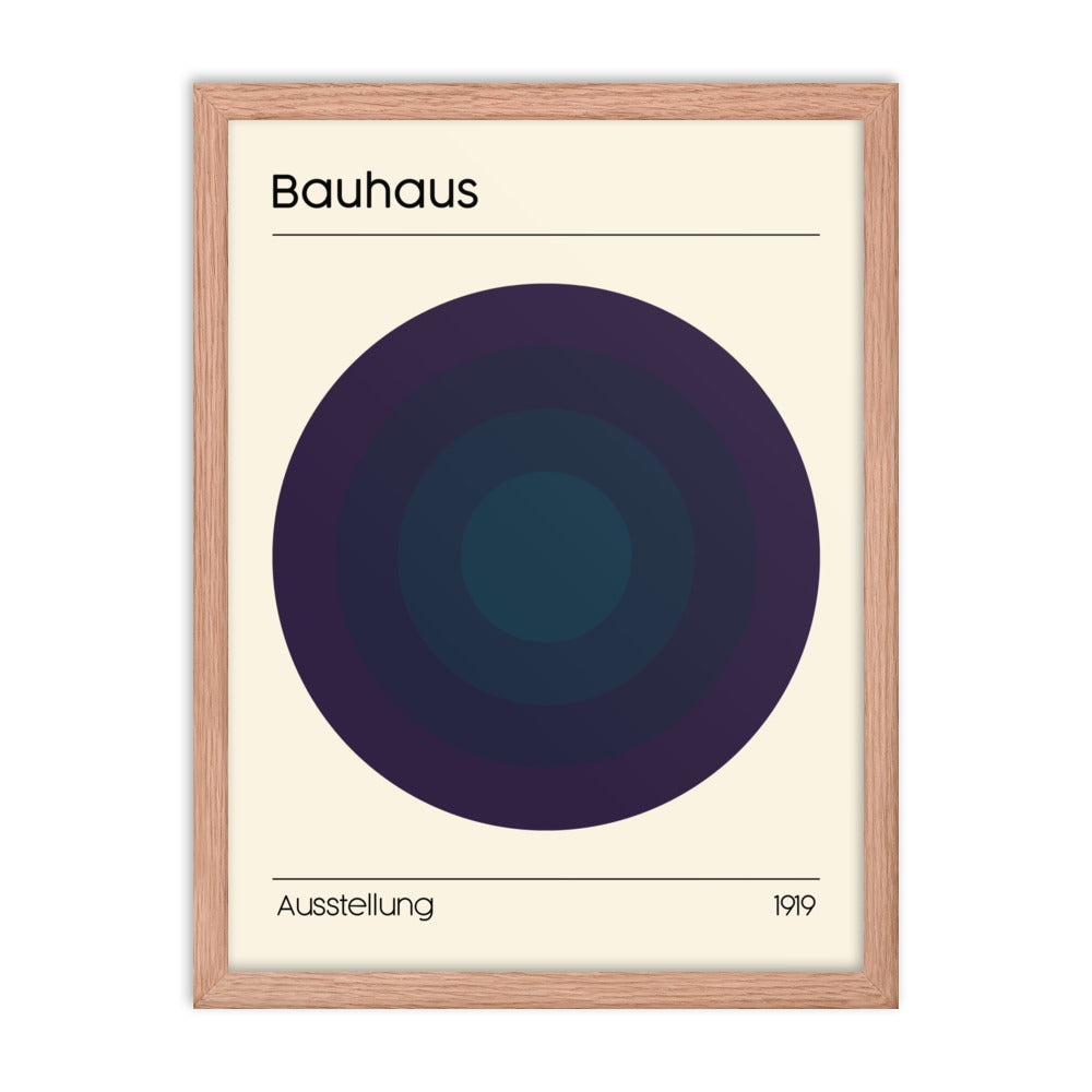 Bauhaus Concentrix Framed Print