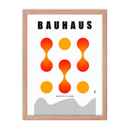 Bauhaus Lava Drops Framed Print