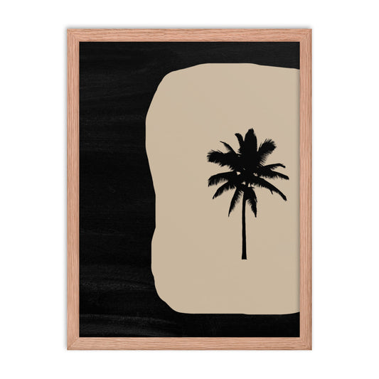 Palm Tree Boho Framed Print