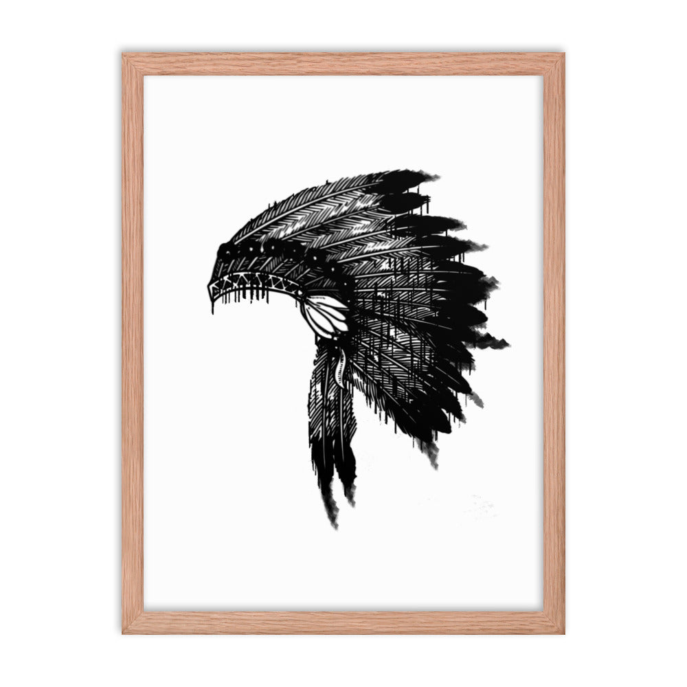 Native American Framed Print