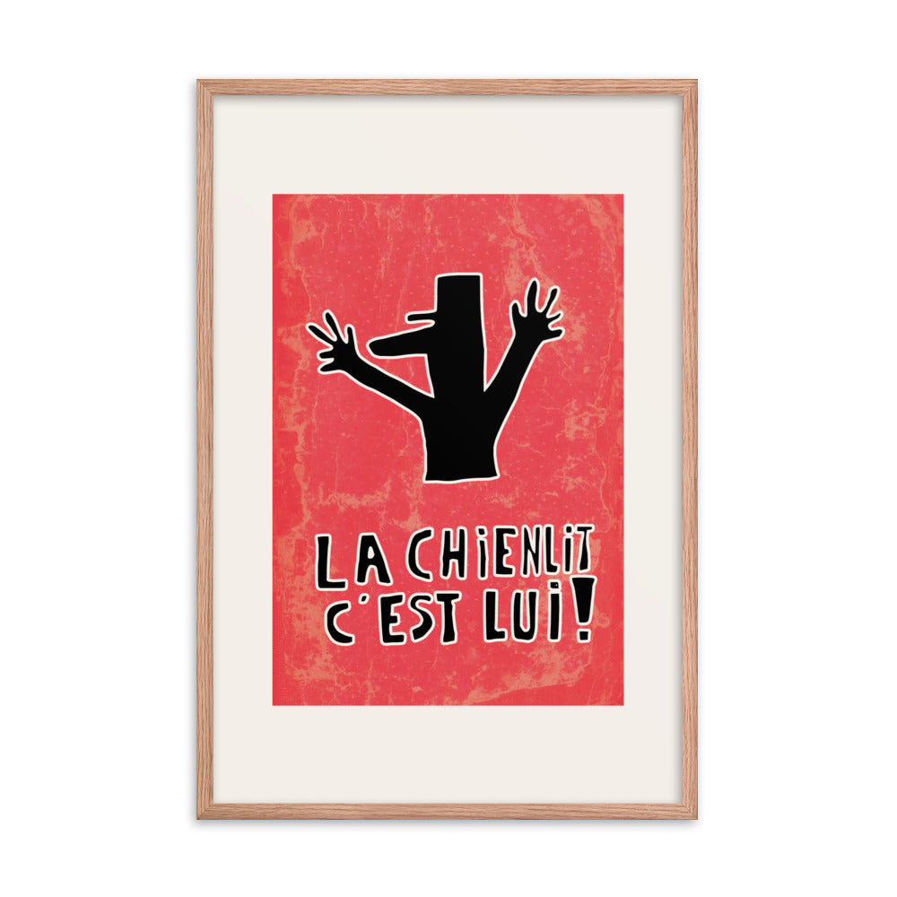 La Chienlit Framed Print