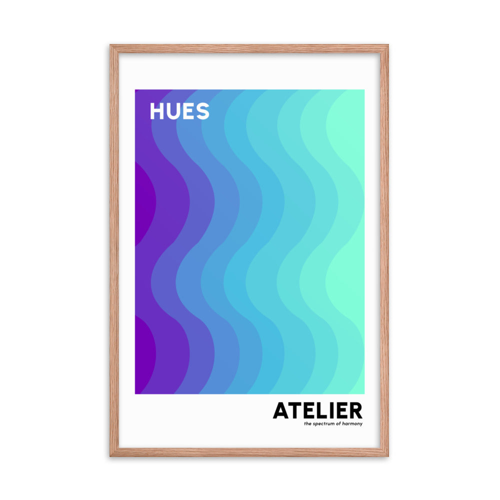 Hues Atelier Framed Print