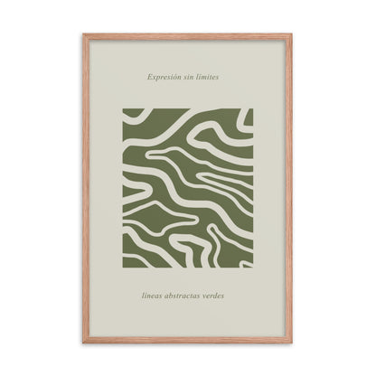 Expresión sin límites Framed Print
