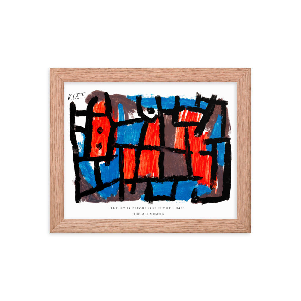 Paul Klee- The Hour Before One Night (1940) Framed Print