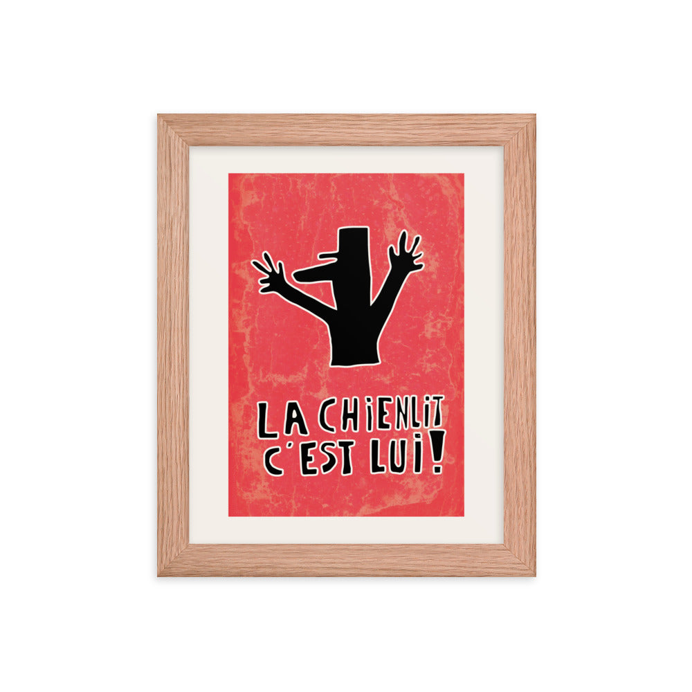 La Chienlit Framed Print