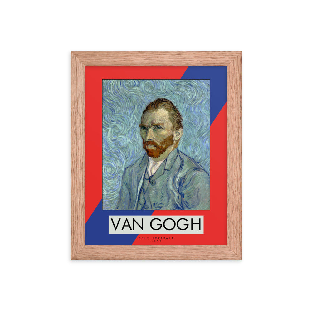 Vincent Van Gogh Self Portrait, 1889 Framed Print