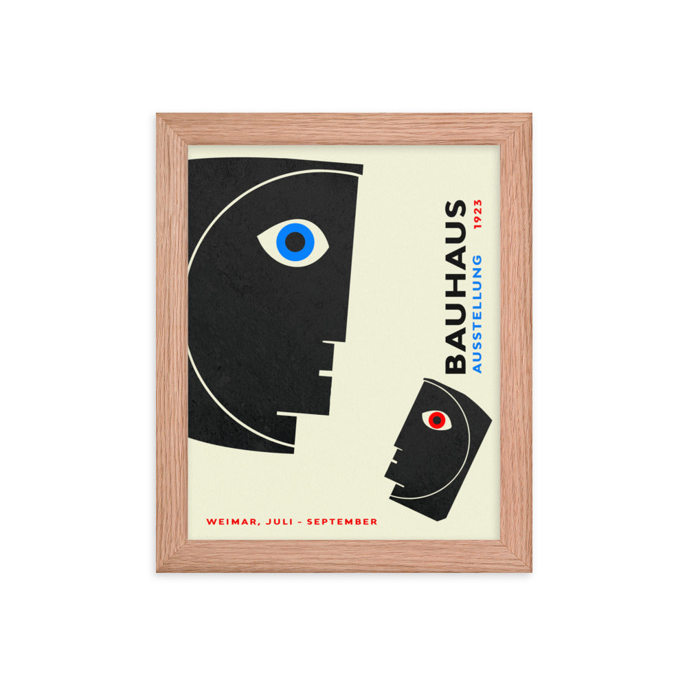 Bauhaus Heads Framed Print