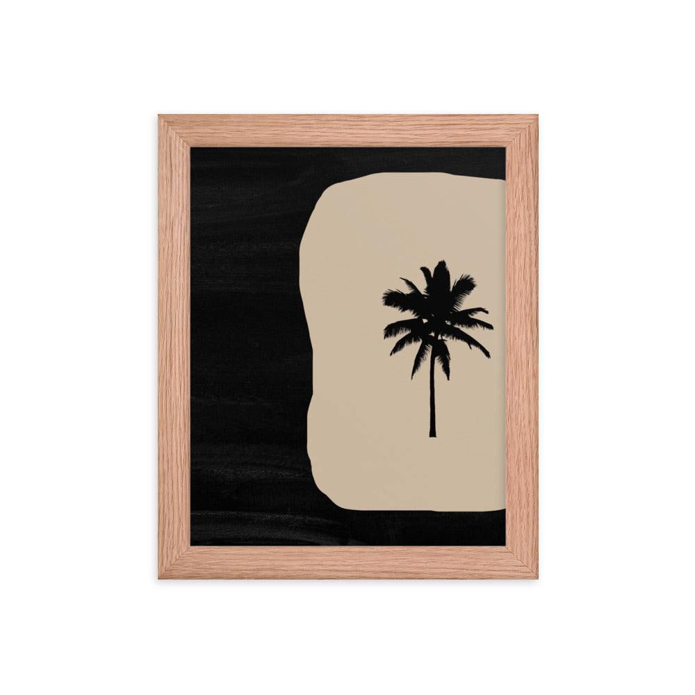 Palm Tree Boho Framed Print