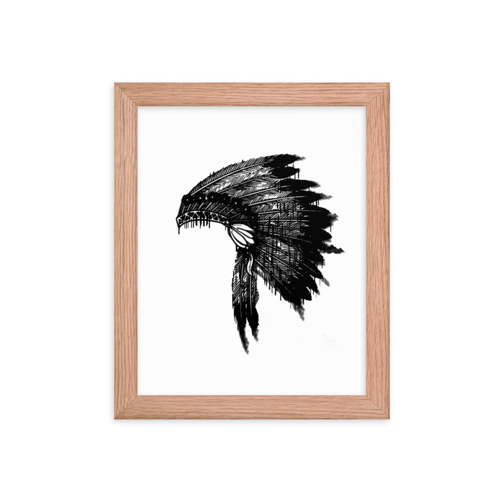 Native American Framed Print